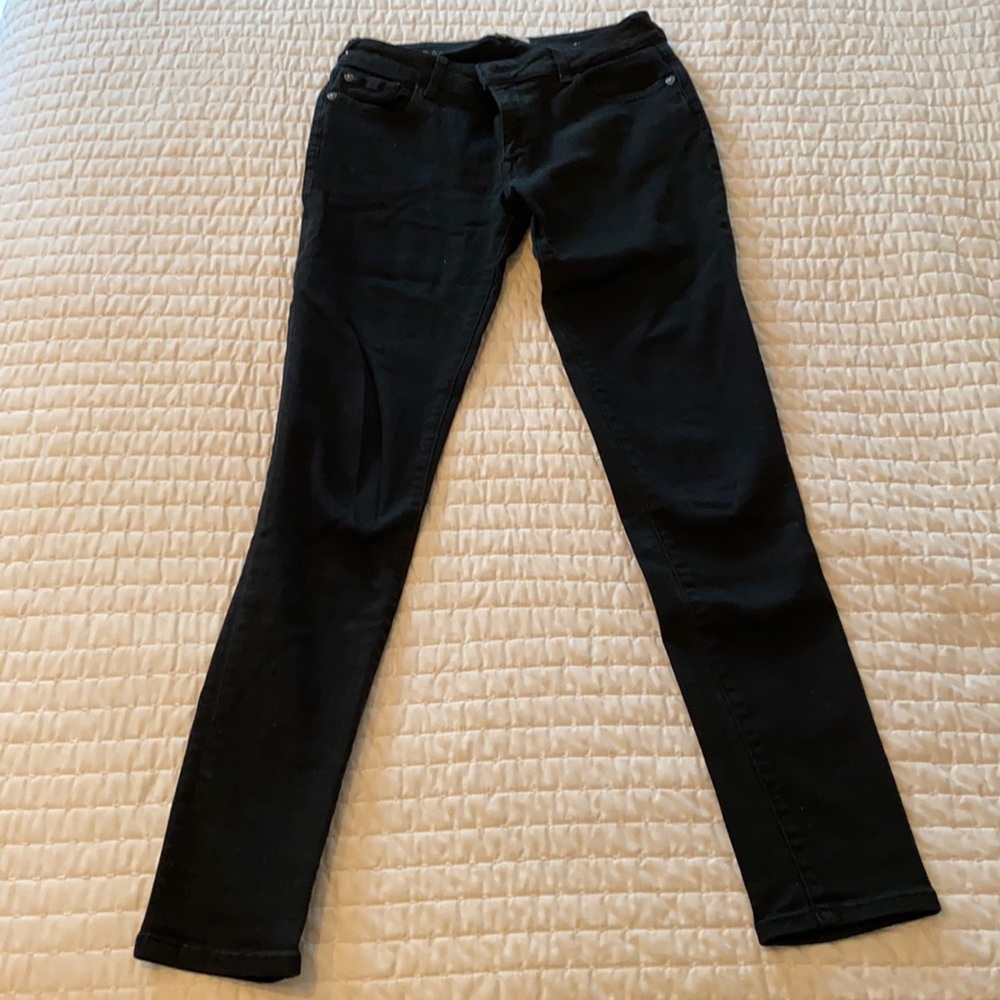DL1961 Womens black skinny jeans, Sz 26